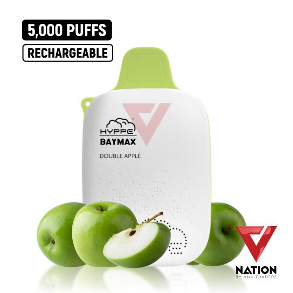 HYPPE BAYMAX DOUBLE APPLE 5% 5000 PUFFS - V Nation by ANA Traders - Vape Store
