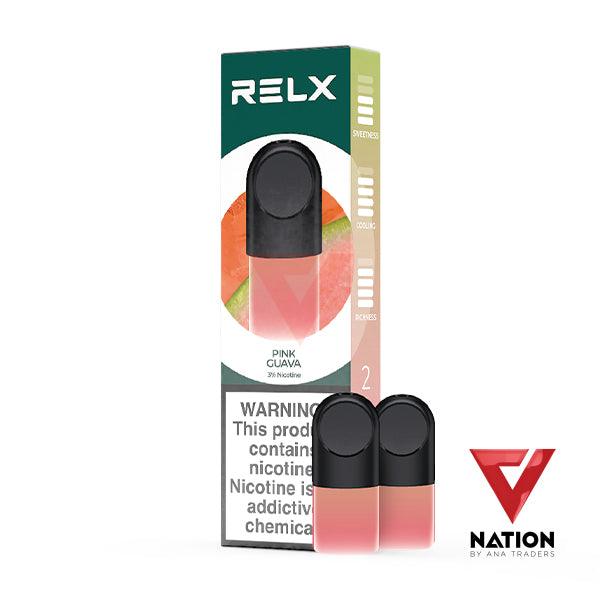RELX POD PINK GUAVA 30MG 1.9ML (2PER PACK) - V Nation by ANA Traders - Vape Store