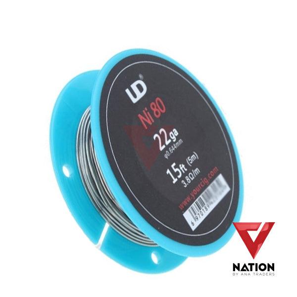 UD NI80 WIRE ROLL 22GA 15FT - V Nation by ANA Traders - Vape Store